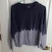 Athleta Tops | Athleta Ombre Sweat Shirt Sz Small | Color: Blue/Gray | Size: S