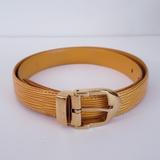 Louis Vuitton Accessories | Luis Vuitton Yellow Epi Belt Size 85 Or 34 In. Authentic | Color: Gold/Yellow | Size: 85 Cm Or 34 Inches