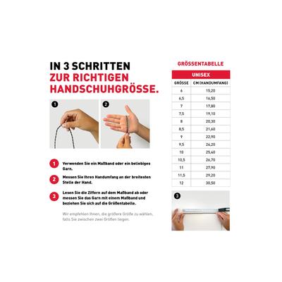 Skihandschuhe REUSCH "Merino Pro TOUCH-TEC™", Damen, Gr. 7, schwarz, 45% Wolle, 30% Polyester, 20% Polyamid, 5% Elasthan, unifarben, klassisch, Handschuhe, atmungsaktiv Image