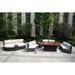 Wade Logan® Anazco 11 - Person Seating Group w/ Cushions | 27.76 H x 88.98 W x 41.34 D in | Outdoor Furniture | Wayfair