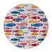 Fitz and Floyd One Fish Two Fish Melamine Outdoor 12 Piece Dinnerware Set, Service for 4, Multicolor Melamine in Blue/Pink/Yellow | Wayfair 5292007