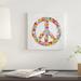 East Urban Home 'Peace Sign' Graphic Art on Wrapped Canvas Canvas, Cotton in Gray | 37 H x 37 W x 1.5 D in | Wayfair