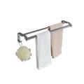 JACK ALLISON 24" Wall Mounted Towel Bar Metal in Gray | 3.54 H x 24 W x 5 D in | Wayfair 03TLL6140J6XPGAQRB