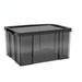 Umber Rea Right Angle Compression High Permeable Storage Box Thickened Clothing Sorting Box Toy Storage Box Book Box in Black | Wayfair