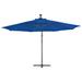 Ebern Designs Cantilever Umbrella Tilting Parasol Outdoor Umbrella Patio Sunshade, Polyester in Blue/Navy | Wayfair