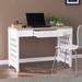 Red Barrel Studio® Desk Wood in Brown/White | 30 H x 43 W x 21 D in | Wayfair E3FDFAD076BA4F17A38404CA0741476D