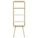 Everly Quinn 23.63" Length Steel Bookcase in Brown/Yellow | 71 H x 23.63 W x 11.75 D in | Wayfair 2045C3A9CEC041318DEA4EDCF47BA0BF