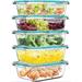 Prep & Savour Castoro 5 Container Food Storage Set Glass | 2.75 H x 8.25 W x 6.25 D in | Wayfair 72790964B7394ECD8BF9BFCE6E8D43AB