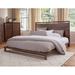 Millwood Pines Lofton King Platform Bed Wood in Brown/Green | 50 H x 81.75 W x 87 D in | Wayfair 94CBC12B81714421897FC971A0FE4BED