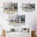 August Grove® Rustic House On Mountain Top During Storm - 3 Piece Floater Frame Painting on Canvas Canvas, in White | 28 H x 36 W x 1 D in | Wayfair