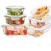 Prep & Savour Brooklin 6 Container Food Storage Set Glass | 2.6 H x 8.7 W x 6.5 D in | Wayfair CDDEA42D61014682AABF93143FF35BA0