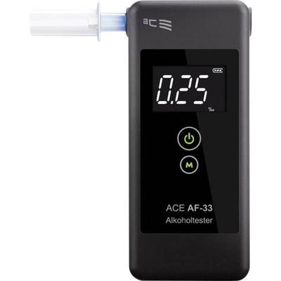 AF-33 Alkoholtester Dunkelgrau 0.00 bis 5.00 ‰ inkl. Display - ACE