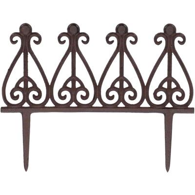 Esschert Design - Kleine Rasenkante aus Schmiedeeisen zum Stecken 'Charme' Image