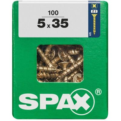 Spax - Universalschrauben 5.0 x 35 mm pz 2 - 100 Stk. Holzschrauben Image