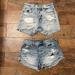 American Eagle Outfitters Shorts | American Eagle Ae Jean Denim Shorts | Color: Blue/White | Size: 0