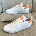 Adidas Shoes | Adidas Stan Smith White/Pink/Red Casual Shoes | Color: White | Size: 9.5