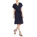 J. Crew Dresses | Jcrew Wrap Dress With Waist Tie | Color: Black | Size: Mp