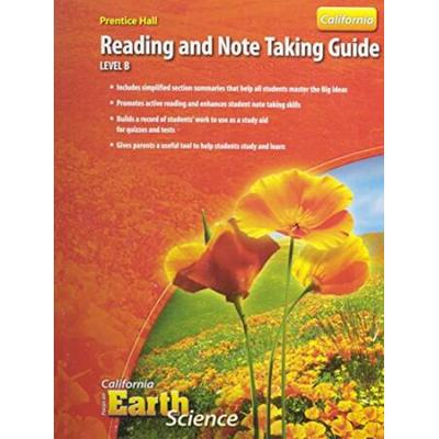 Focus On Earth Science Reading And Note Taking Guide Level B California Edition