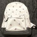 Disney Bags | Mickey Mouse Backpack | Color: Gray/Red | Size: 18x 16 1/2”
