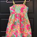 Lilly Pulitzer Dresses | Girls Lily Pulitzer Sundress | Color: Pink/Yellow | Size: 12g
