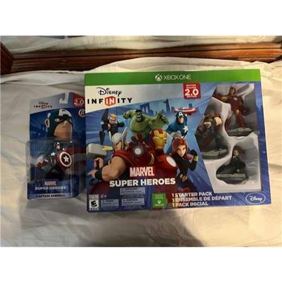 Disney Video Games & Consoles | New Disney Infinity: Marvel Super Heroes 2.0 Edition Xbox One W Captain America | Color: Blue/Red | Size: Os