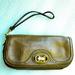 Michael Kors Bags | Michael Kors Women's Leather Bit Buckle Wristlet/Clutch | Color: Brown/Tan | Size: Os