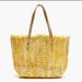 J. Crew Bags | J Crew Macrame Woven Tote | Color: White/Yellow | Size: Os