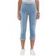 Caprijeans CLASSIC BASICS Gr. 40, Normalgrößen, blau (blue, bleached) Damen Jeans Hosen Bestseller