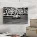 East Urban Home '1930s-1940s Race Car Track & Crowd' Photographic Print on Wrapped Canvas in Black/Gray/White | 18 H x 26 W x 1.5 D in | Wayfair