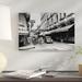 East Urban Home '1930s-1940s Shopping Area San Rafael Avenue Havana Cuba' Photographic Print on Wrapped Canvas in Black/Gray/White | Wayfair