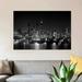 East Urban Home '1950s Night Skyline Empire State Building Above Hudson River Midtown Manhattan New York City USA' Photographic Print on Wrapped Canvas Canvas | Wayfair