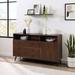 Corrigan Studio® Mid-Century Modern 3-Drawer Sideboard Wood in Brown | 31 H x 52 W x 16 D in | Wayfair F4F38F9F902A4B908ED85C122F6E50E6