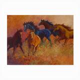 Foundry Select Blech Free Range Horses Outdoor Wall Decor Metal | 24 H x 32 W x 1.5 D in | Wayfair 811B099AAEE5449D9586BAABE066B85D