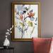Red Barrel Studio® Flower Overlay II - Picture Frame Print on Canvas Canvas, Solid Wood in Gray/Pink/Yellow | 20 H x 16 W x 2.5 D in | Wayfair