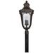 Outdoor Trafalgar-Large Post Top Or Pier Mount Lantern-Mocha