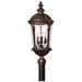 Outdoor Windsor-Large Post Top Or Pier Mount Lantern-River Rock