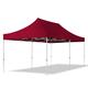 3x6m Aluminium Faltpavillon, ohne Seitenteile, rot