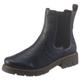 Winterstiefelette RIEKER Gr. 42, blau (dunkelblau) Damen Schuhe Reißverschlussstiefeletten