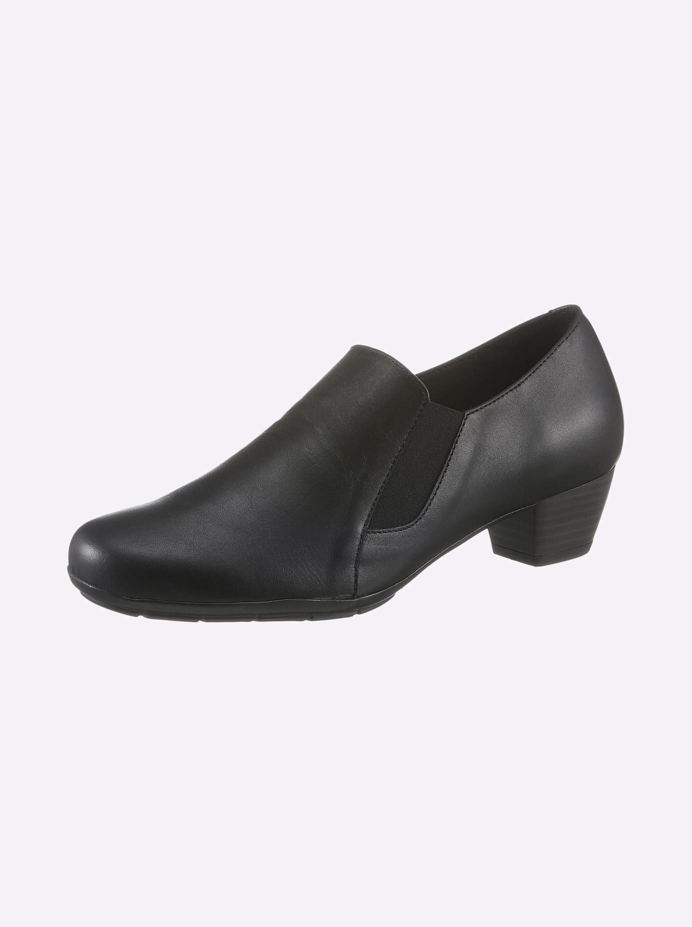 Pumps CASUAL LOOKS, Damen, Gr. 36, schwarz, Glattleder, Schuhe, Topseller