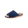 Pantoffel CLASSIC, Damen, Gr. 39, blau (marine), Textil, Schuhe Damenschuh Hausschuh Pantoffeln