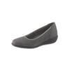 Ballerina CLASSIC, Damen, Gr. 42, grau (anthrazit), Nubukleder, feminin, Schuhe