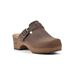 Women's White Mountain Behold Clog Mule by White Mountain in Brown Leather (Size 11 M)