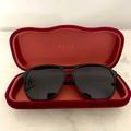 Gucci Accessories | Gucci Polarized Oversized Aviators | Color: Black | Size: Os