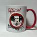 Disney Dining | Disney Mickey Mouse Official Mouseketeer Red And White Ceramic Mug 3d | Color: Red/White | Size: Os