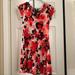 Michael Kors Dresses | Michael Kors Floral Dress | Color: Pink/Red | Size: Xs