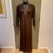 Michael Kors Dresses | Michael Kors Sz 3x Maxi Dress Brown With Gold Details | Color: Brown/Gold | Size: 22