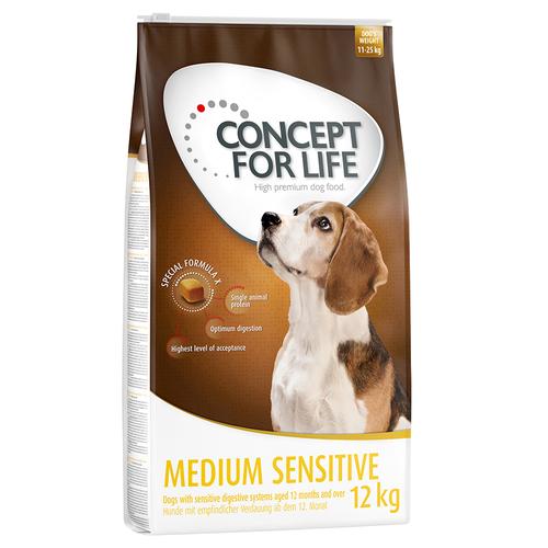 2x12kg Medium Sensitive Concept for Life Hundefutter trocken