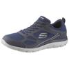 Sneaker SKECHERS "Summits-South Rim", Herren, Gr. 42, blau, Textil, Leder, sportlich, Schuhe, Freizeitschuh, Halbschuh, Schnürschuh im modernen Materialmix
