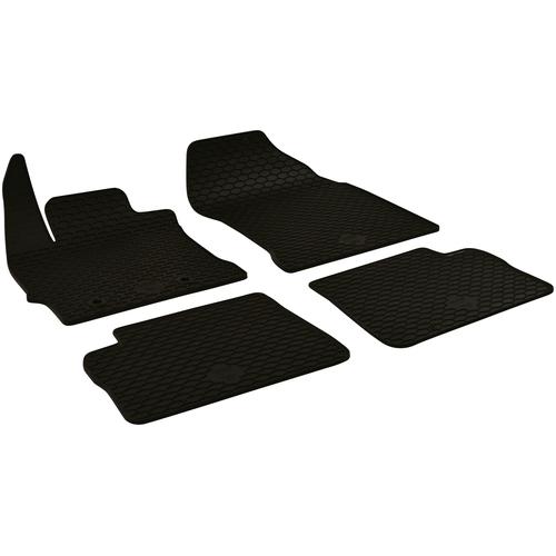 WALSER Passform-Fußmatten Automatten z.B. für Toyota Auris (E18), Toyota Corolla (E18, ZRE1) schwarz Automatten