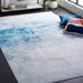 Blue/Gray 72 x 48 x 0.25 in Indoor Area Rug - Safavieh Tacoma 833 M/W S/R Area Rug In Grey/Blue Polyester | 72 H x 48 W x 0.25 D in | Wayfair